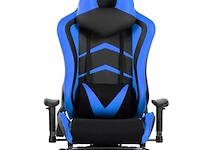 Game-kantoor stoel zwart/blauw