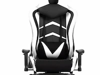 Game-kantoor stoel zwart/wit