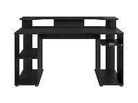Gaming bureau levelup 150cm - zwart