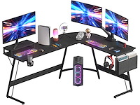 Gamingbureau 167 x 127 cm l-vormig hoekbureau - afbeelding 2 van  11
