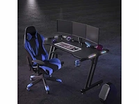 Gamingbureau met accessoires en rgb-verlichting - afbeelding 3 van  3