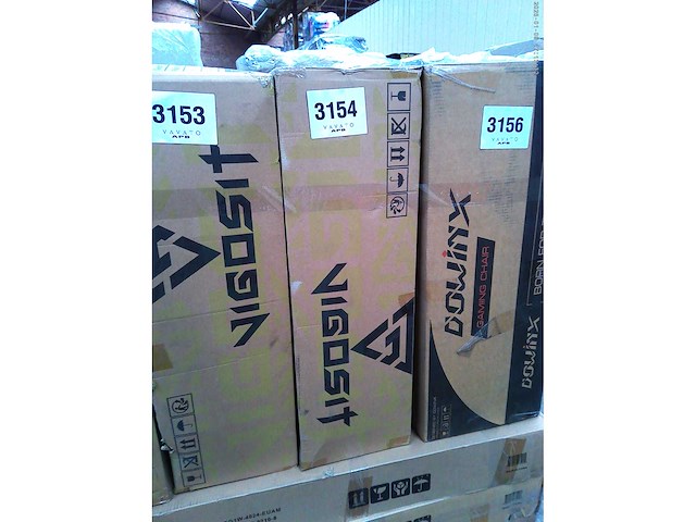 Gamingstoel - blauwe stof - masserend - verwarmd - afbeelding 5 van  5