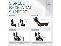 Gamingstoel - bureaustoel met voetsteun - afbeelding 4 van  9