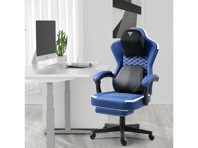 Gamingstoel - ergonomisch met verwarmde lendensteun - afbeelding 2 van  9