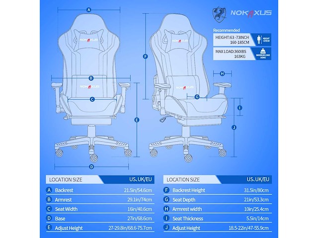 Gamingstoel - ergonomisch - afbeelding 4 van  6