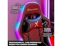 Gamingstoel - x rocker - ergonomisch - aanpasbaar rgb - hoge rugleuning - afbeelding 5 van  10