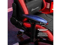 Gamingstoel - x rocker - ergonomisch - aanpasbaar rgb - hoge rugleuning - afbeelding 6 van  10