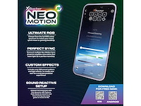 Gamingstoel - x rocker - ergonomisch - aanpasbaar rgb - hoge rugleuning - afbeelding 9 van  10