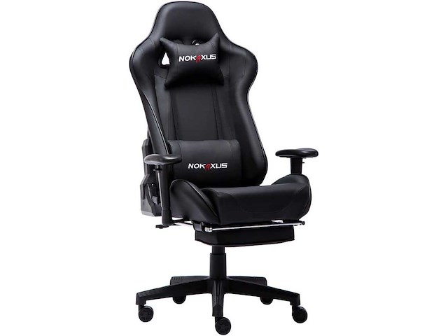 Gamingstoel, ergonomische hoge rugleuning racestoel - afbeelding 2 van  4