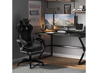Gamingstoel, ergonomische pu leren bureaustoel - afbeelding 2 van  8