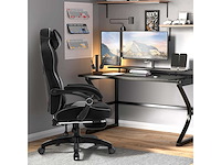 Gamingstoel, ergonomische stoffen bureaustoel - afbeelding 1 van  9