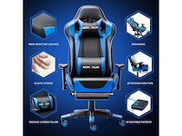 Gamingstoel, grote ergonomische hoge rugleuning racestoel - afbeelding 4 van  6