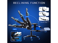 Gamingstoel, grote ergonomische hoge rugleuning racestoel - afbeelding 5 van  6