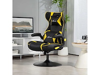 Gamingstoel met rockerfunctie en luidspreker, lenden- en neksteun - afbeelding 2 van  7