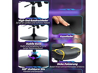 Gamingstoel met rockerfunctie en luidspreker, lenden- en neksteun - afbeelding 6 van  7