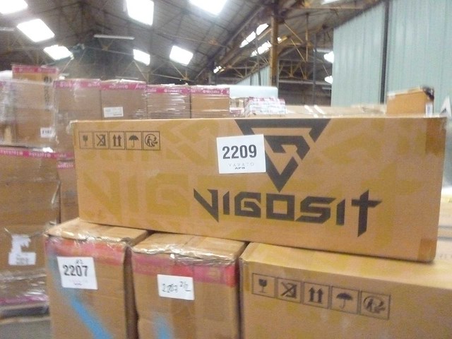 Gamingstoel met verwarmde massage - stof - afbeelding 9 van  9