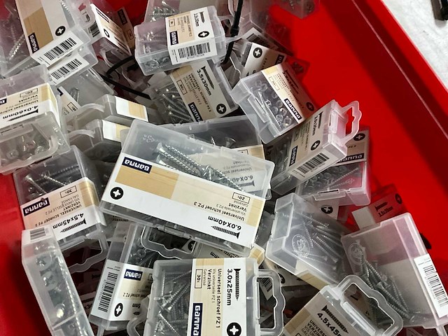 Gamma assorti schroeven verzinkt (100x) - afbeelding 4 van  5