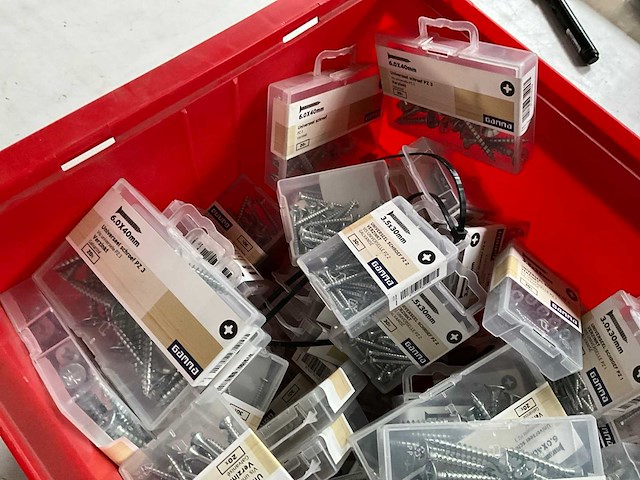 Gamma assorti schroeven verzinkt (100x) - afbeelding 5 van  5