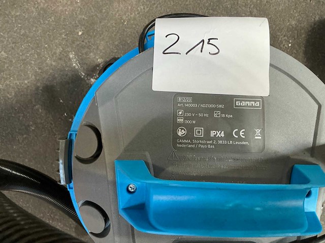 Gamma b12/23 industriële stofzuiger - afbeelding 4 van  4