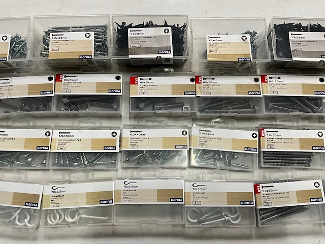 Gamma diverse bevestigingsmaterialen (37x) - afbeelding 3 van  7