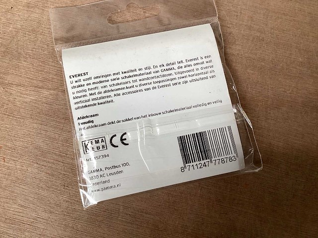 Gamma everest afdekraam 1 voudig (285x) - afbeelding 3 van  3