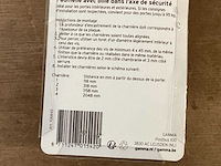 Gamma kogelstift paumelle 90x90 mm, ronde hoek (88x) - afbeelding 2 van  4