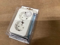 Gamma opbouw dubbele wandcontactdoos (66x) - afbeelding 1 van  3