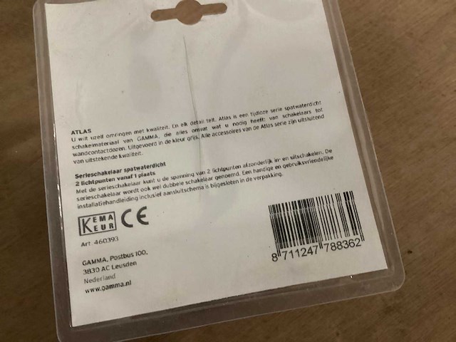 Gamma opbouw serieschakelaar, spatwaterdicht (46x) - afbeelding 3 van  3