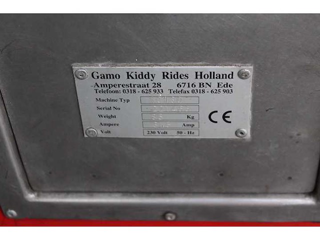 Gamo - ezel - kiddy ride - afbeelding 3 van  3