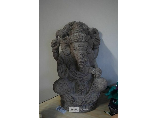 Ganesha beeld, de hindoegod met olifantenhoofd ±50cm hoog - afbeelding 1 van  3