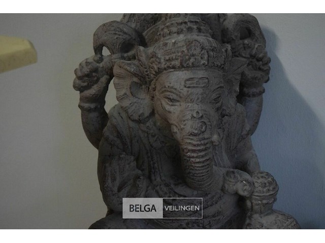 Ganesha beeld, de hindoegod met olifantenhoofd ±50cm hoog - afbeelding 3 van  3