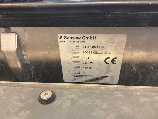 Gansow 71bf85esa schrobmachine - afbeelding 12 van  12