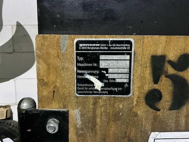 Gansow press 200 papierpres - afbeelding 4 van  6
