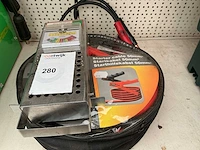 Garage inventaris accutester + startkabels