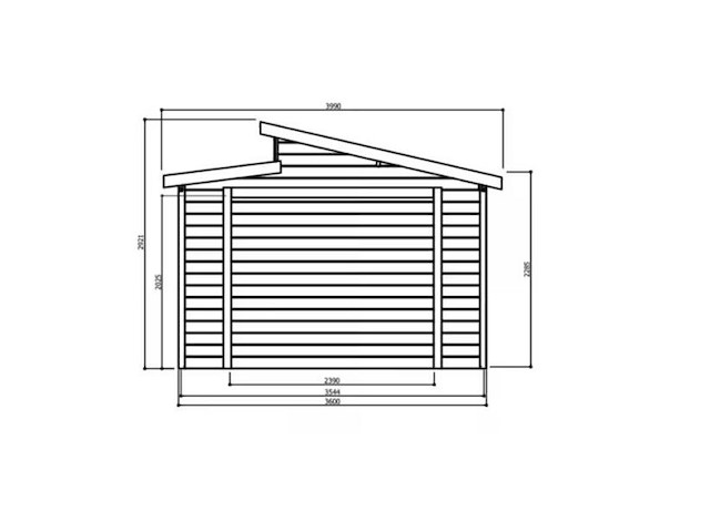 Garage torino inclusief elektrische roldeur - afbeelding 2 van  3