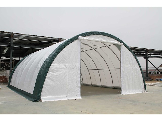 Garagetent / opslagshelter 18,30x6,10x3,66 meter / 203012r - afbeelding 2 van  3