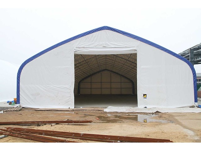 Garagetent / opslagshelter 30,5×15,25x7,015 meter - 5010023dp - afbeelding 1 van  11
