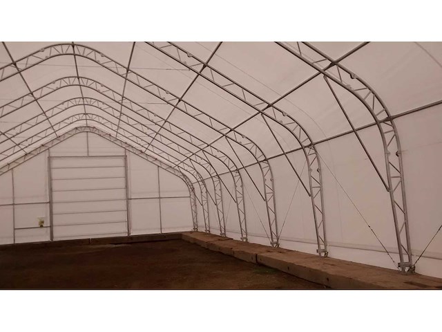 Garagetent / opslagshelter 45,75x12,20x6,40 meter / 4015021dp - afbeelding 5 van  6