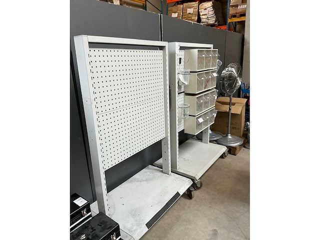 Garant mobiele rek voor sorteerbakjes (2x) - afbeelding 5 van  6