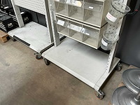 Garant mobiele rek voor sorteerbakjes (2x) - afbeelding 6 van  6