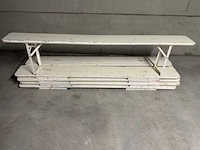 Garden bench (7x) - afbeelding 1 van  2