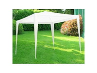 Garden friend g1617006 rechte paviljoen 3 x 4 m wit - afbeelding 3 van  4