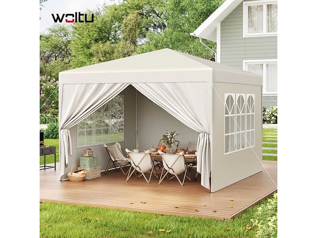 Garden gazebo opvouwtent waterdicht opvouwbaar luifel - afbeelding 1 van  9