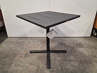 Garden prestige - alu tuintafel suisse 70 x 70cm antraciet full alu - afbeelding 1 van  12