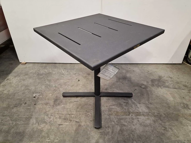 Garden prestige - alu tuintafel suisse 70 x 70cm antraciet full alu - afbeelding 5 van  12