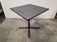 Garden prestige - alu tuintafel suisse 70 x 70cm antraciet full alu - afbeelding 5 van  12