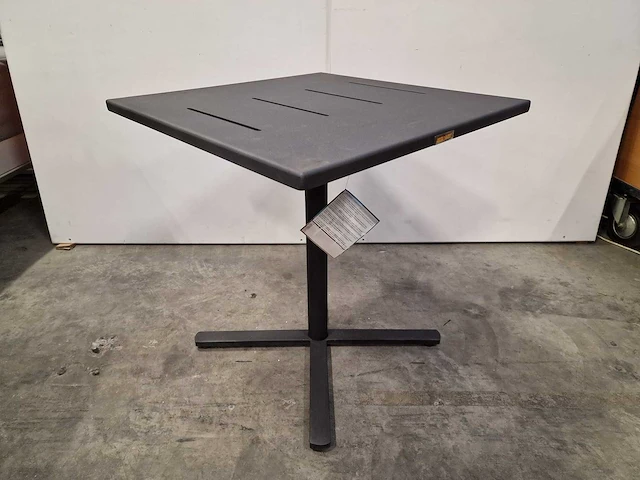Garden prestige - alu tuintafel suisse 70 x 70cm antraciet full alu - afbeelding 5 van  12