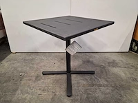 Garden prestige - alu tuintafel suisse 70 x 70cm antraciet full alu