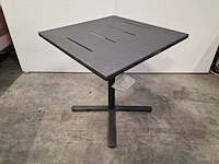 Garden prestige - alu tuintafel suisse 70 x 70cm antraciet full alu - afbeelding 6 van  12