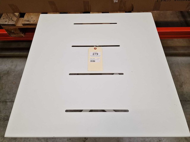 Garden prestige - alu tuintafel suisse 70 x 70cm wit full alu - afbeelding 5 van  13